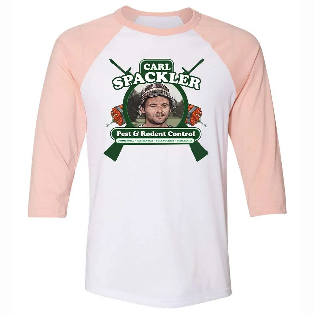 Unisex 3/4 Baseball Tee - MTEKHN5R - White/Heather Peach - 5