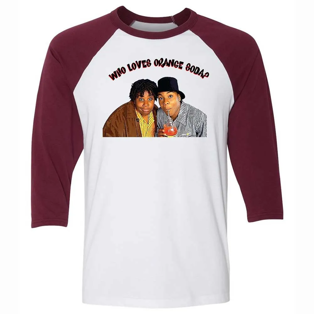 Unisex 3/4 Baseball Tee - KD9YX44L - White/Maroon - 7