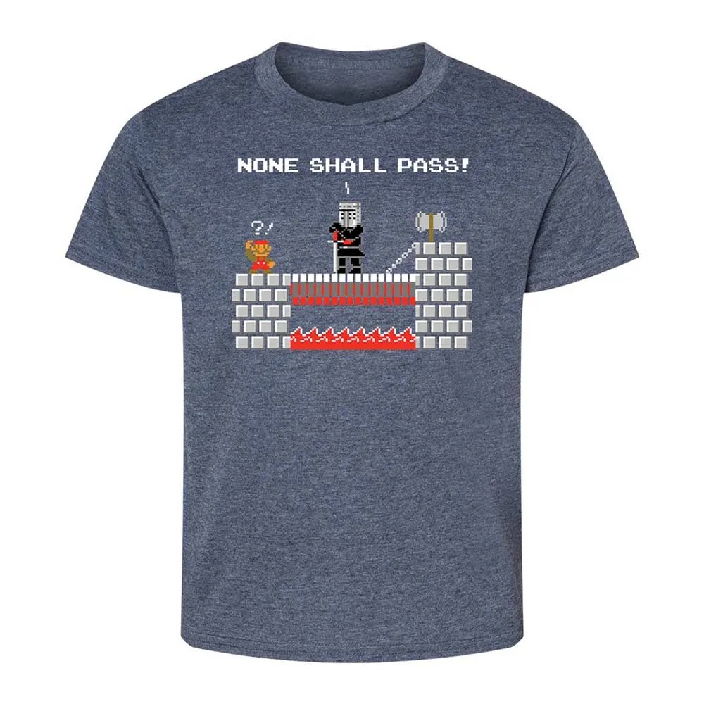 No Plumbers Shall Pass - Heather Navy - 9