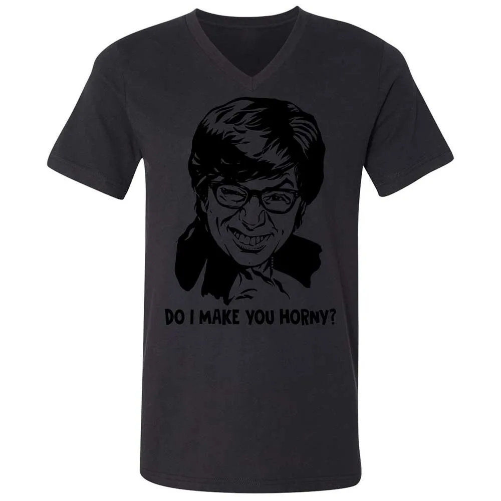 Unisex V-Neck T-Shirt - 88SDLUN3 - Black - 11