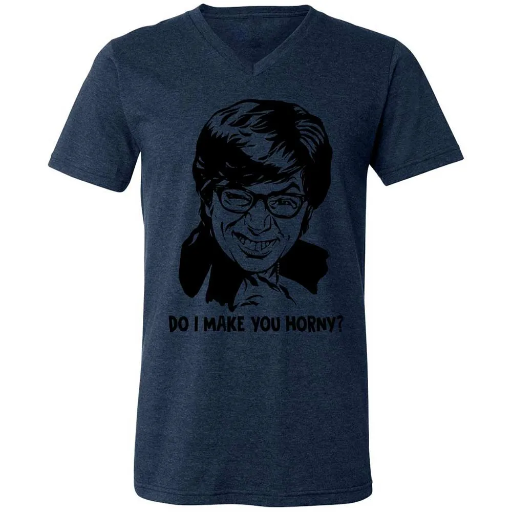 Unisex V-Neck T-Shirt - 88SDLUN3 - Heather Navy - 13