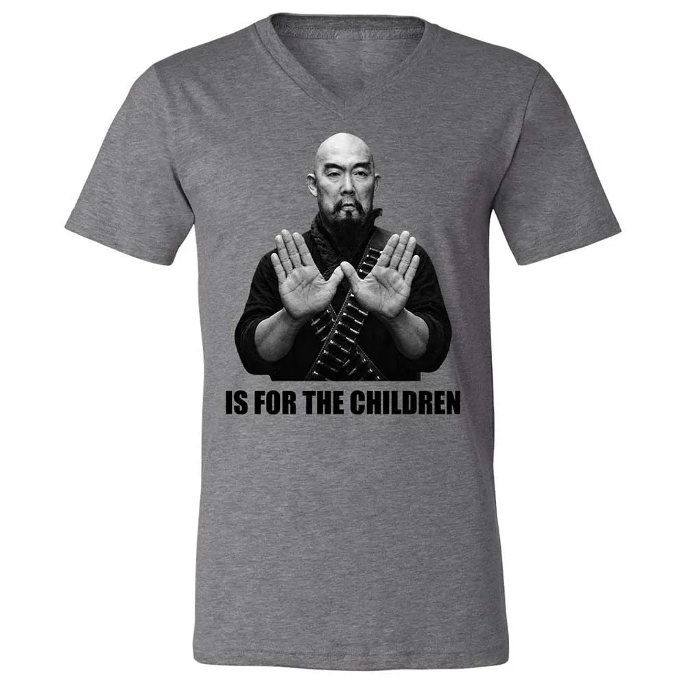 Unisex V-Neck T-Shirt - 3CB48MJ4 - Deep Heather - 9