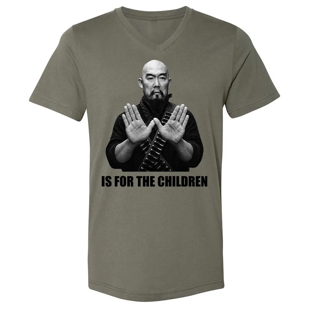 Unisex V-Neck T-Shirt - 3CB48MJ4 - Military Green - 15