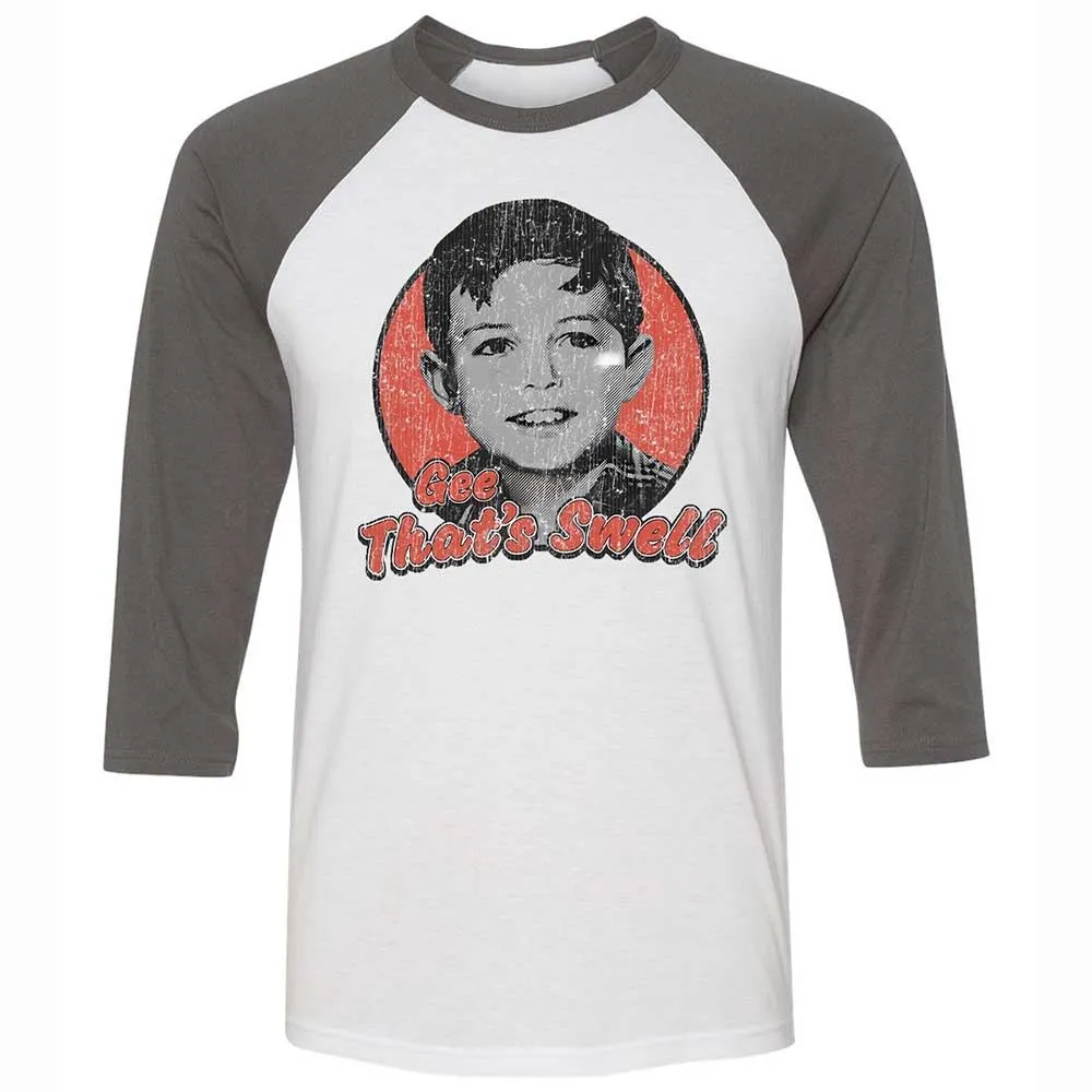 Unisex 3/4 Baseball Tee - GR6WSXSQ - White/Asphalt - 2