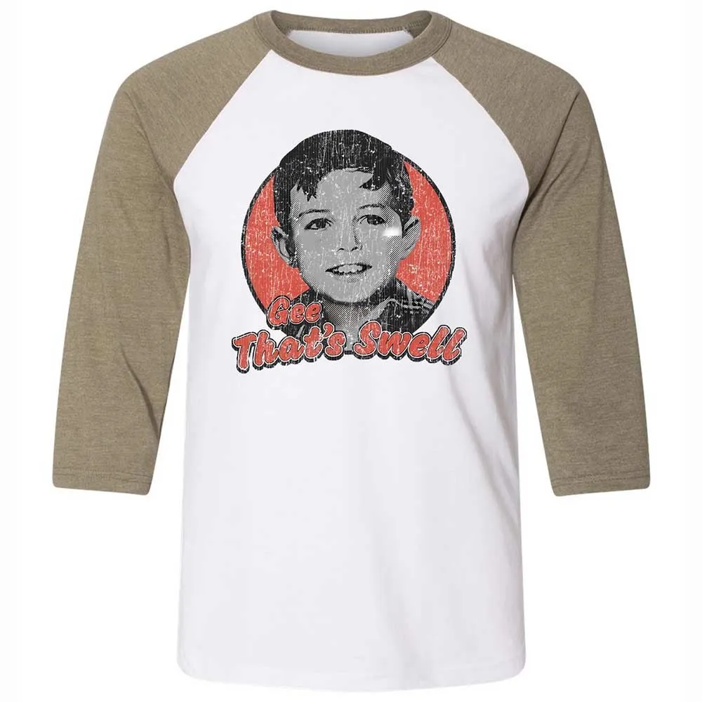 Unisex 3/4 Baseball Tee - GR6WSXSQ - White/Heather Olive - 4