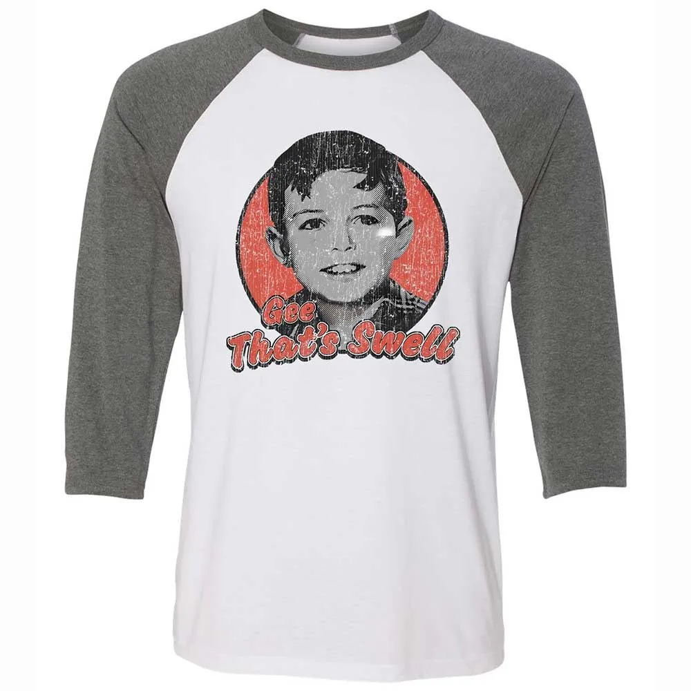 Unisex 3/4 Baseball Tee - GR6WSXSQ - White/Deep Heather - 11
