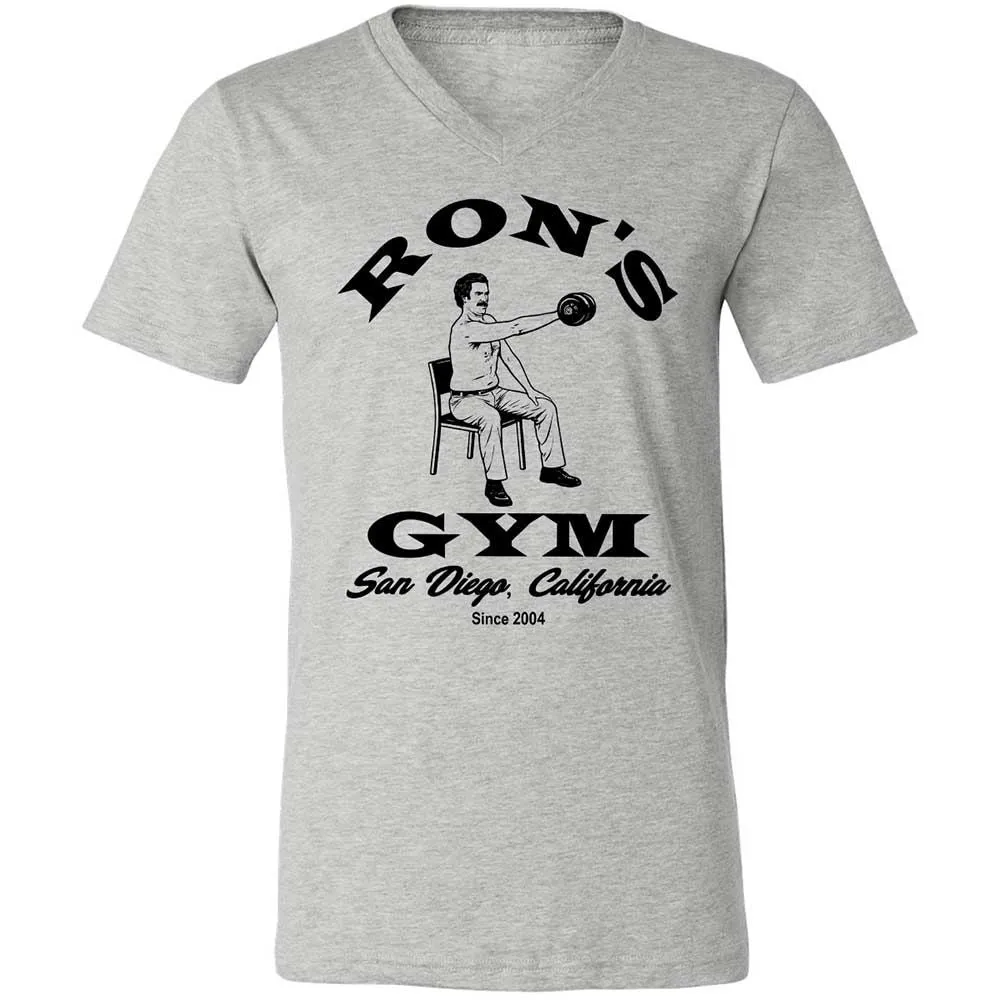 Unisex V-Neck T-Shirt - FQL6P728 - Athletic Heather - 2