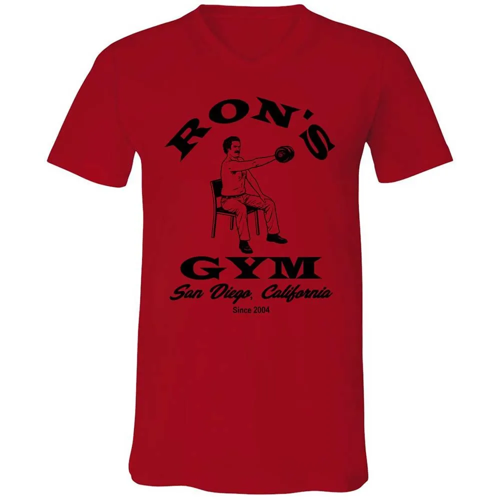 Unisex V-Neck T-Shirt - FQL6P728 - Red - 5
