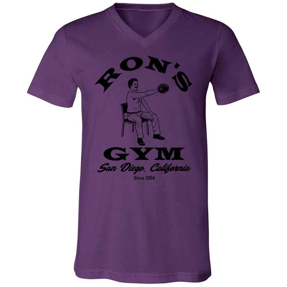 Unisex V-Neck T-Shirt - FQL6P728 - Team Purple - 10