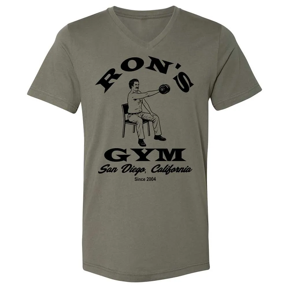Unisex V-Neck T-Shirt - FQL6P728 - Military Green - 15