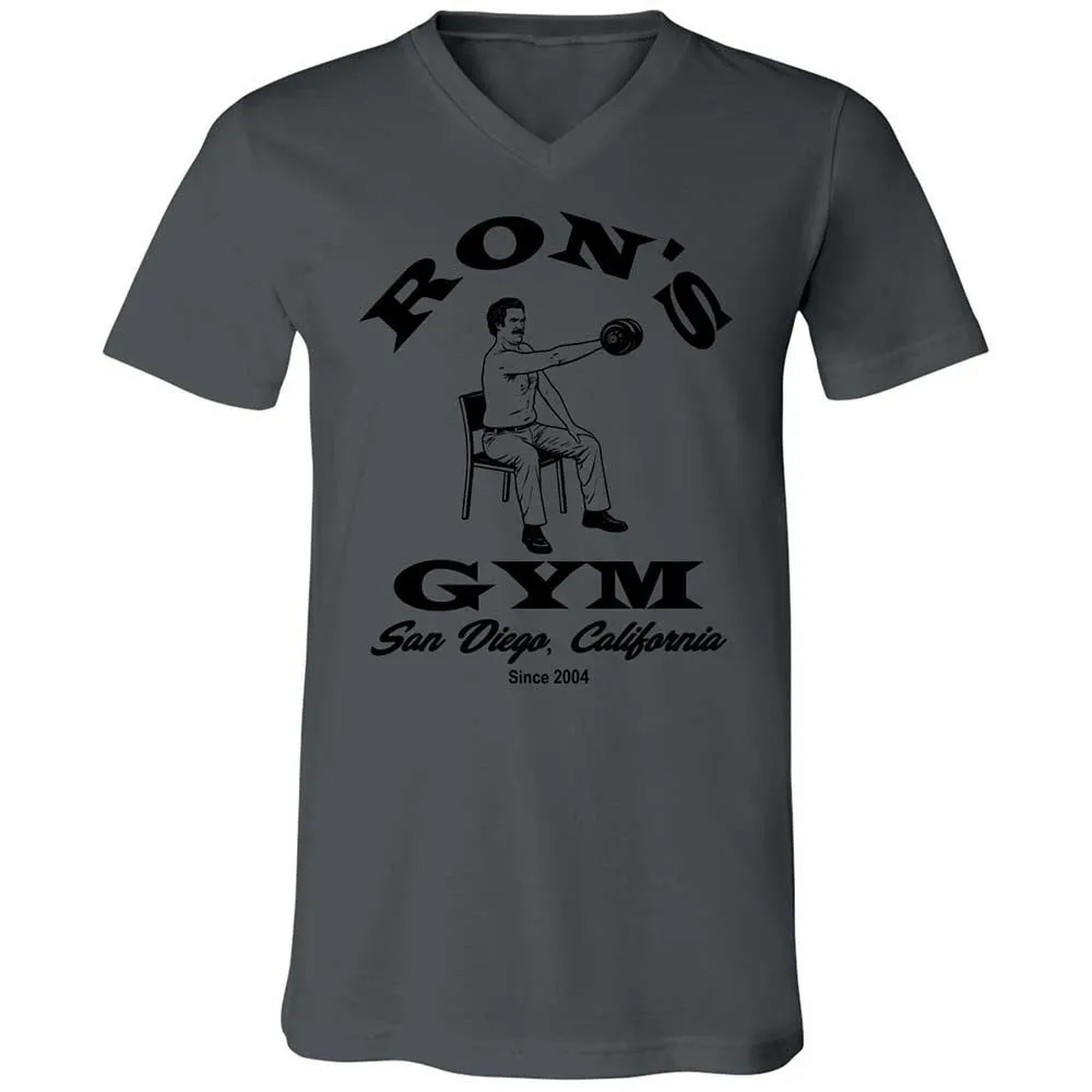 Unisex V-Neck T-Shirt - FQL6P728 - Asphalt - 16