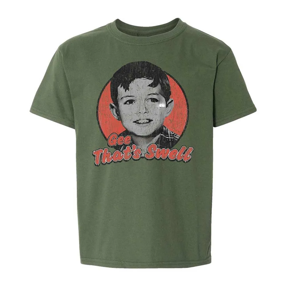 Kids T-Shirt - SE81SRWX - Military Green - 20