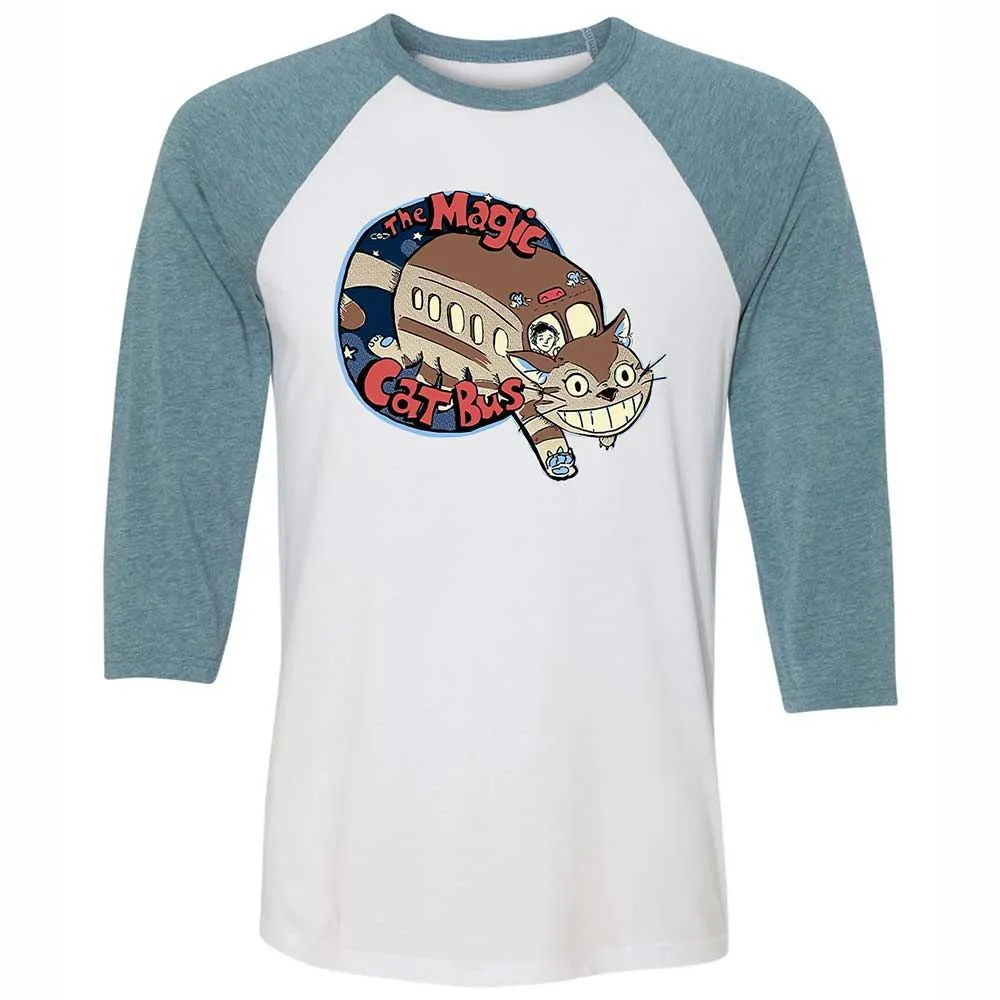 The Magic Catbus - White/Denim - 3