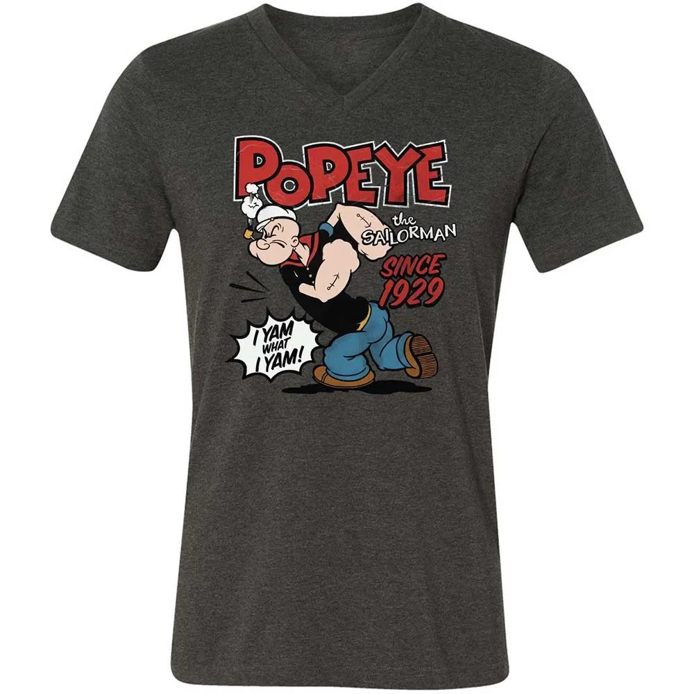Unisex V-Neck T-Shirt - VTB7XSS7 - Dark Grey Heather - 8