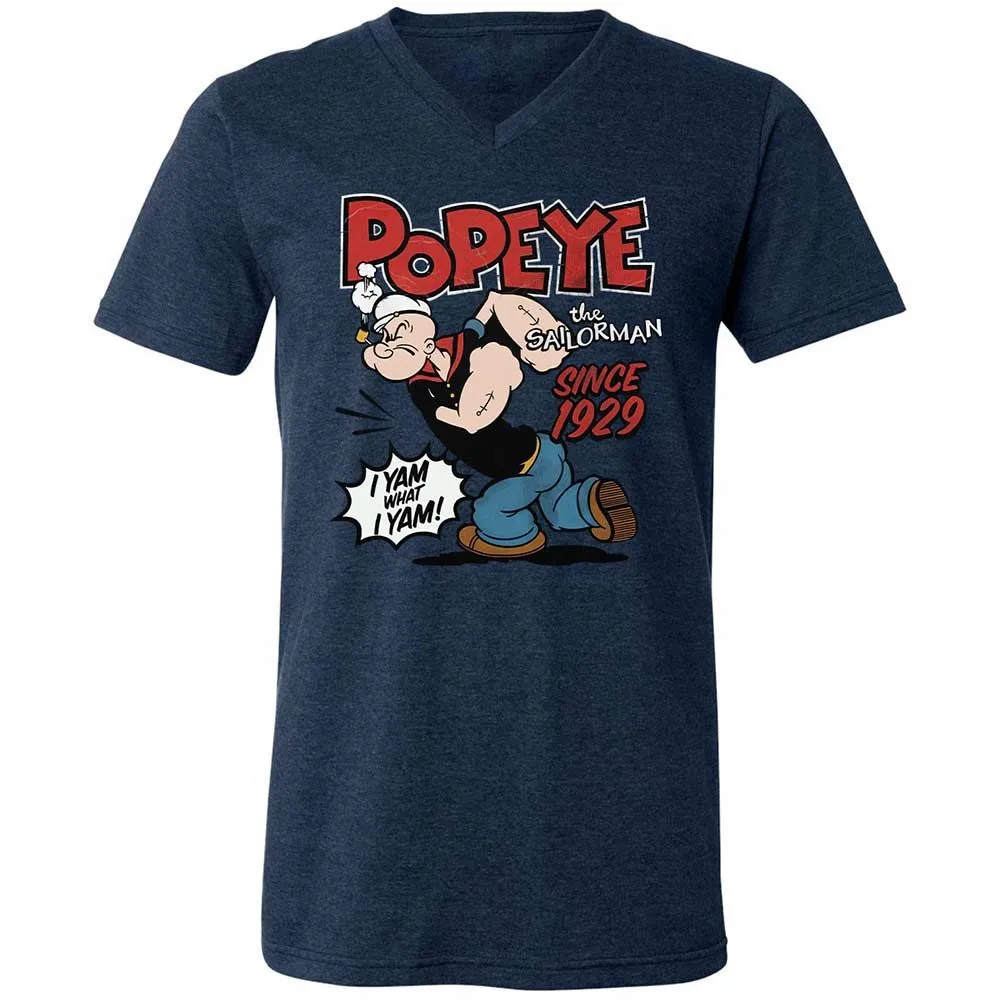 Unisex V-Neck T-Shirt - VTB7XSS7 - Heather Navy - 13