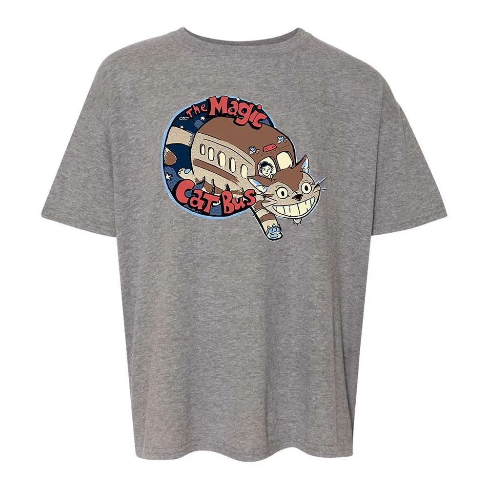 The Magic Catbus - Graphite Heather - 18