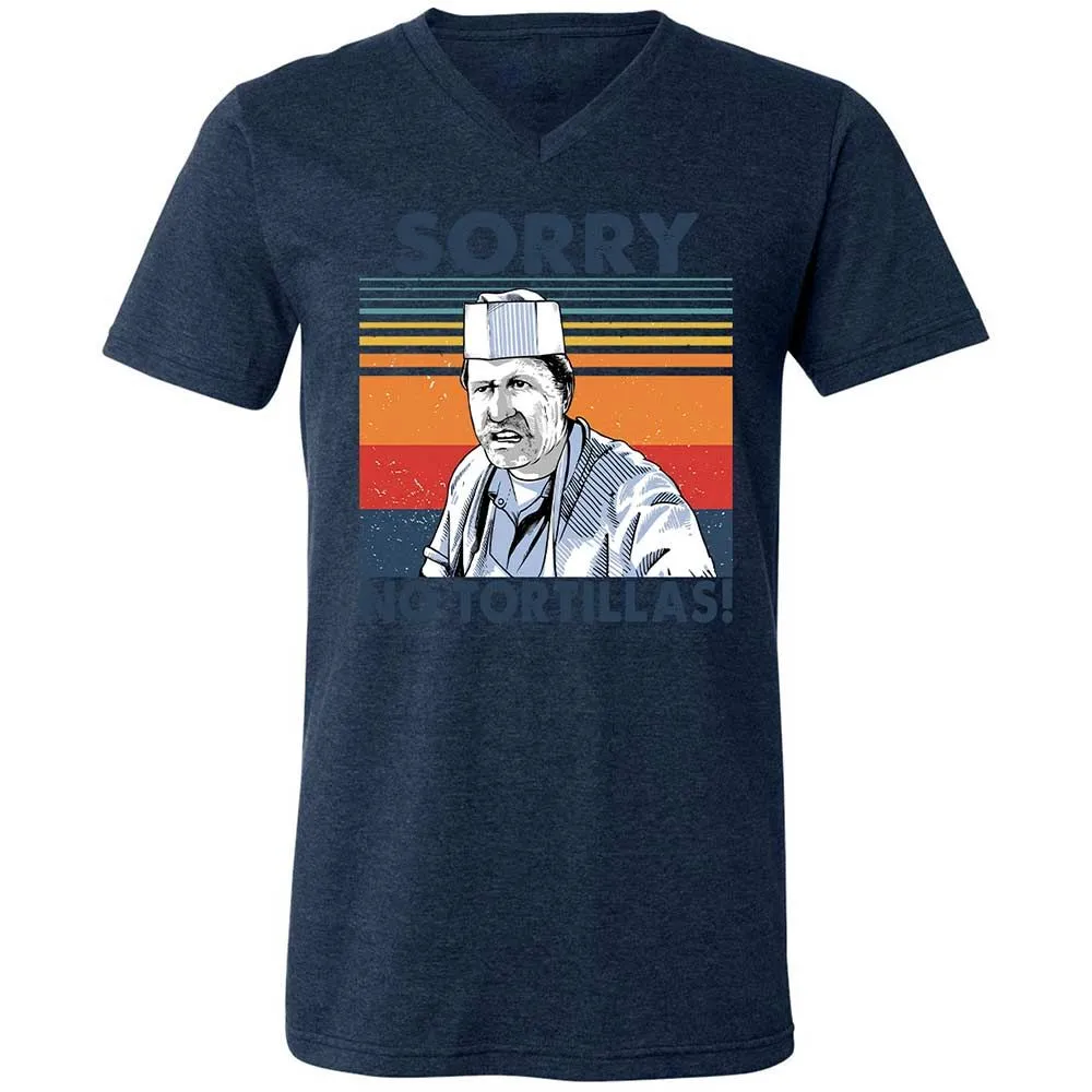 Unisex V-Neck T-Shirt - YDKG658D - Heather Navy - 13