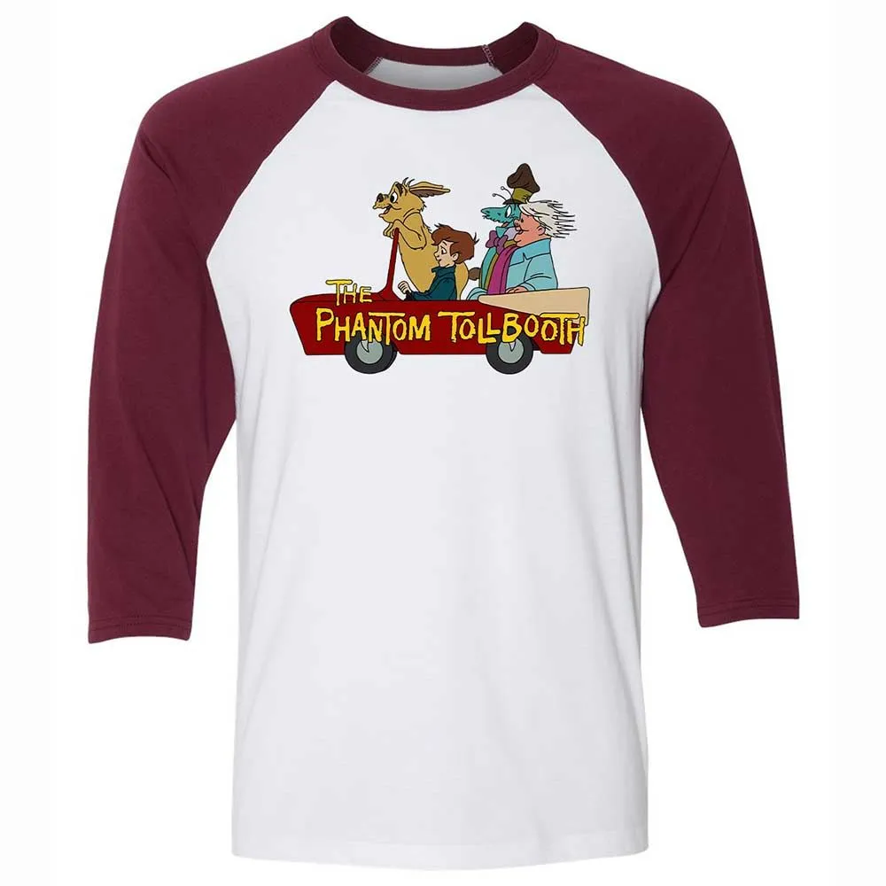 Unisex 3/4 Baseball Tee - MWYVQ9F1 - White/Maroon - 7