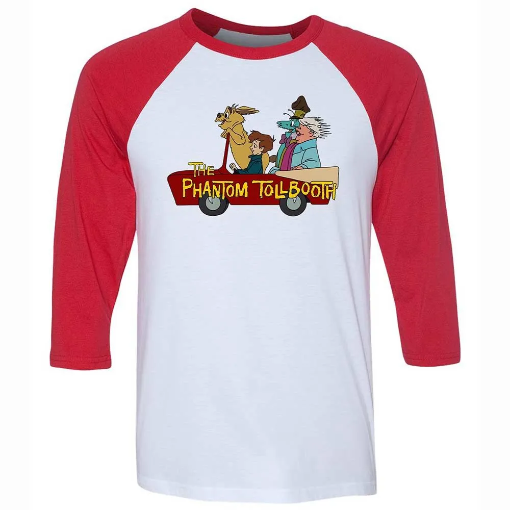 Unisex 3/4 Baseball Tee - MWYVQ9F1 - White/Red - 9