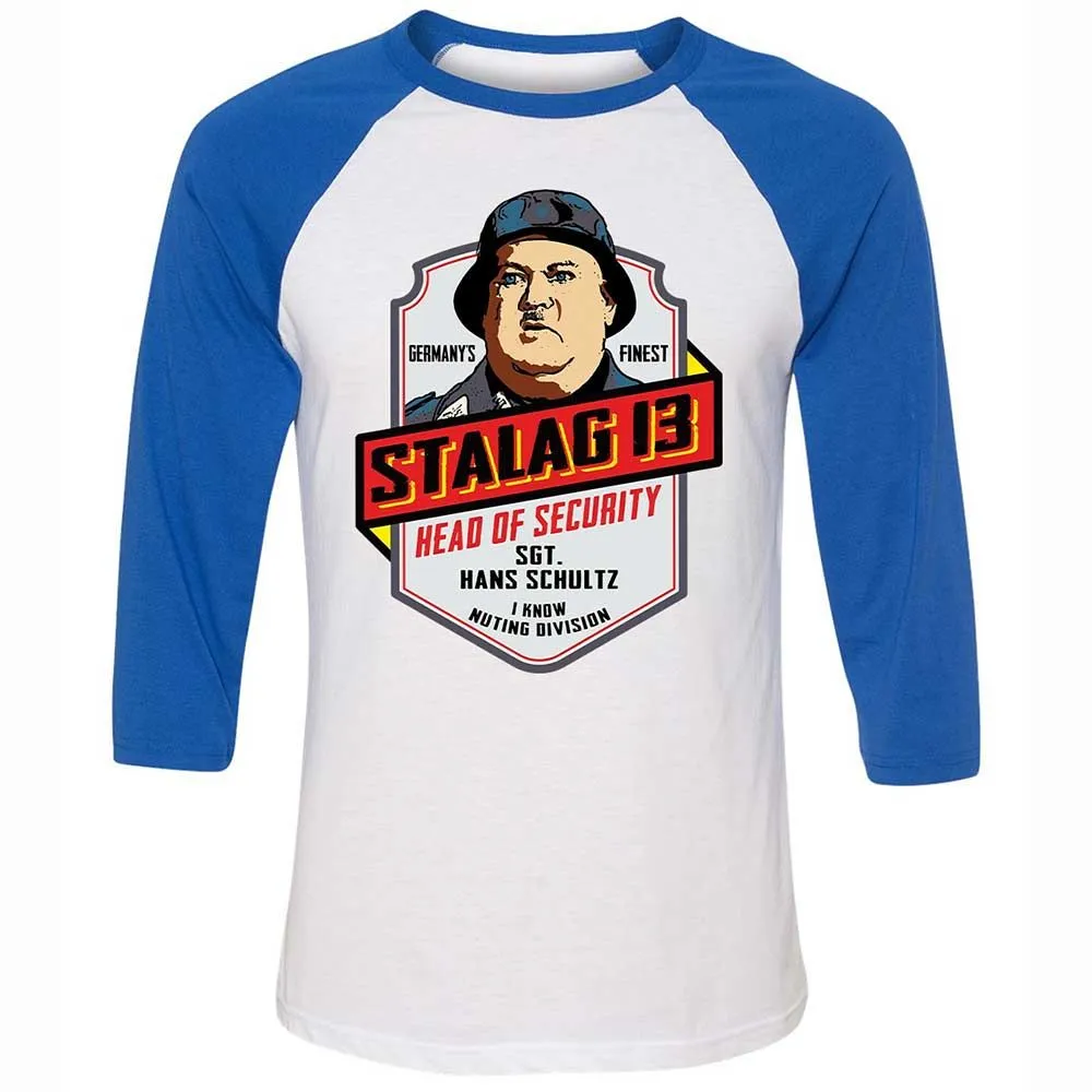 Unisex 3/4 Baseball Tee - 2MKHQLFV - White/True Royal - 10