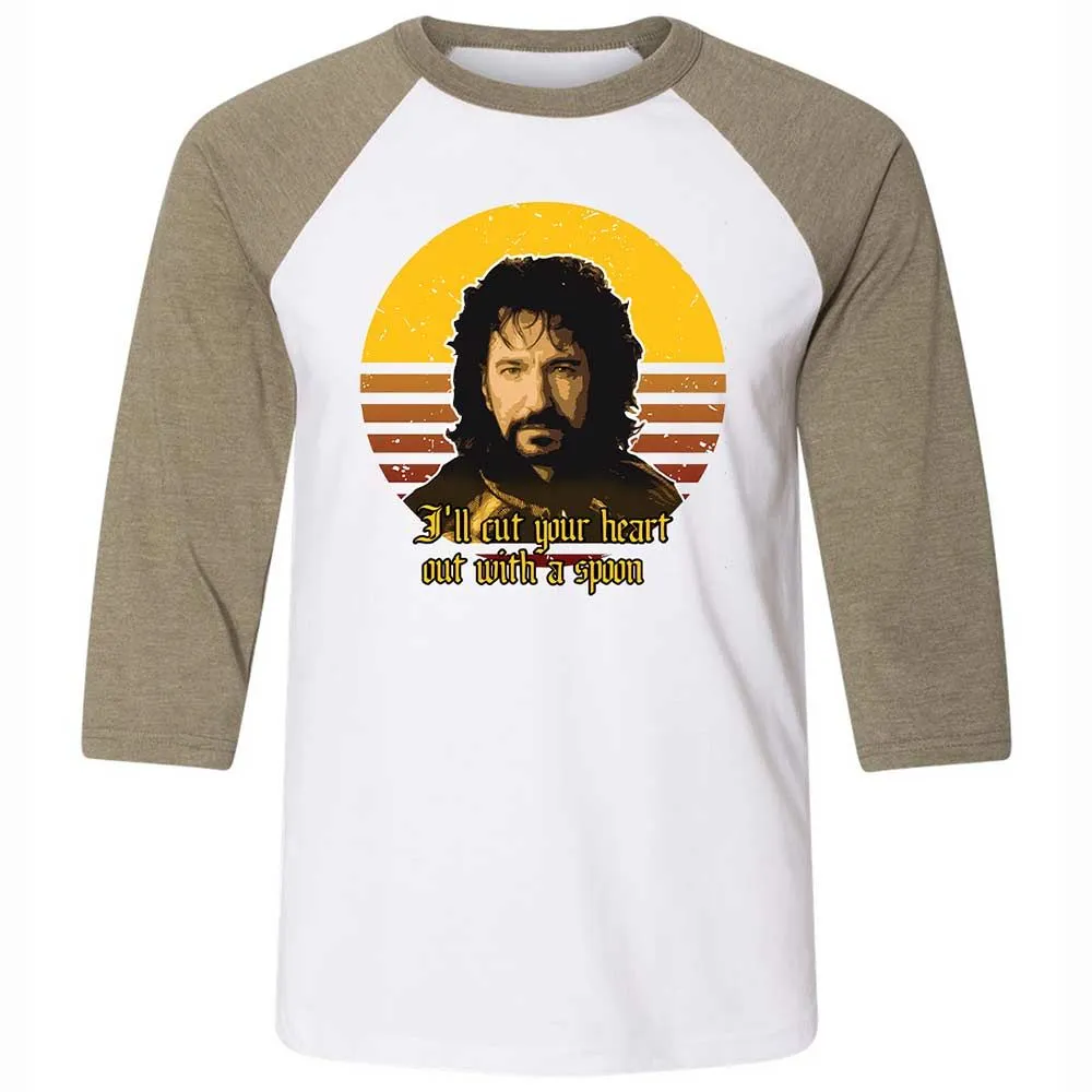 I'll Cut Your Heart Out - White/Heather Olive - 4