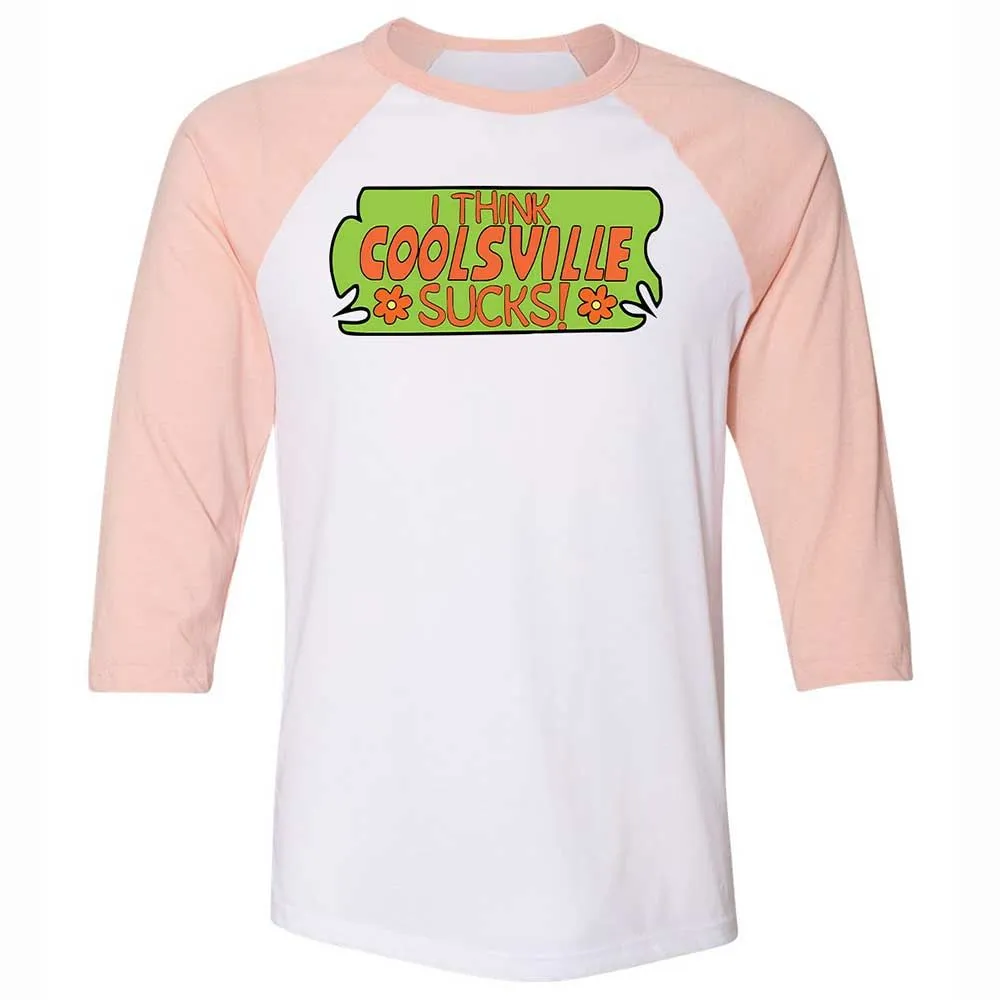 I Think Coolsville Sucks - White/Heather Peach - 5
