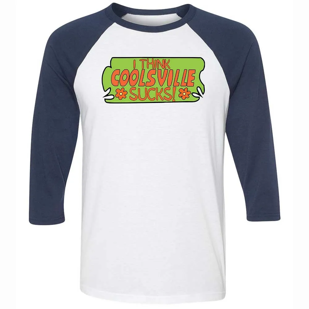 I Think Coolsville Sucks - White/Navy - 8