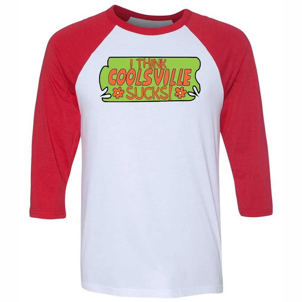 I Think Coolsville Sucks - White/Red - 9