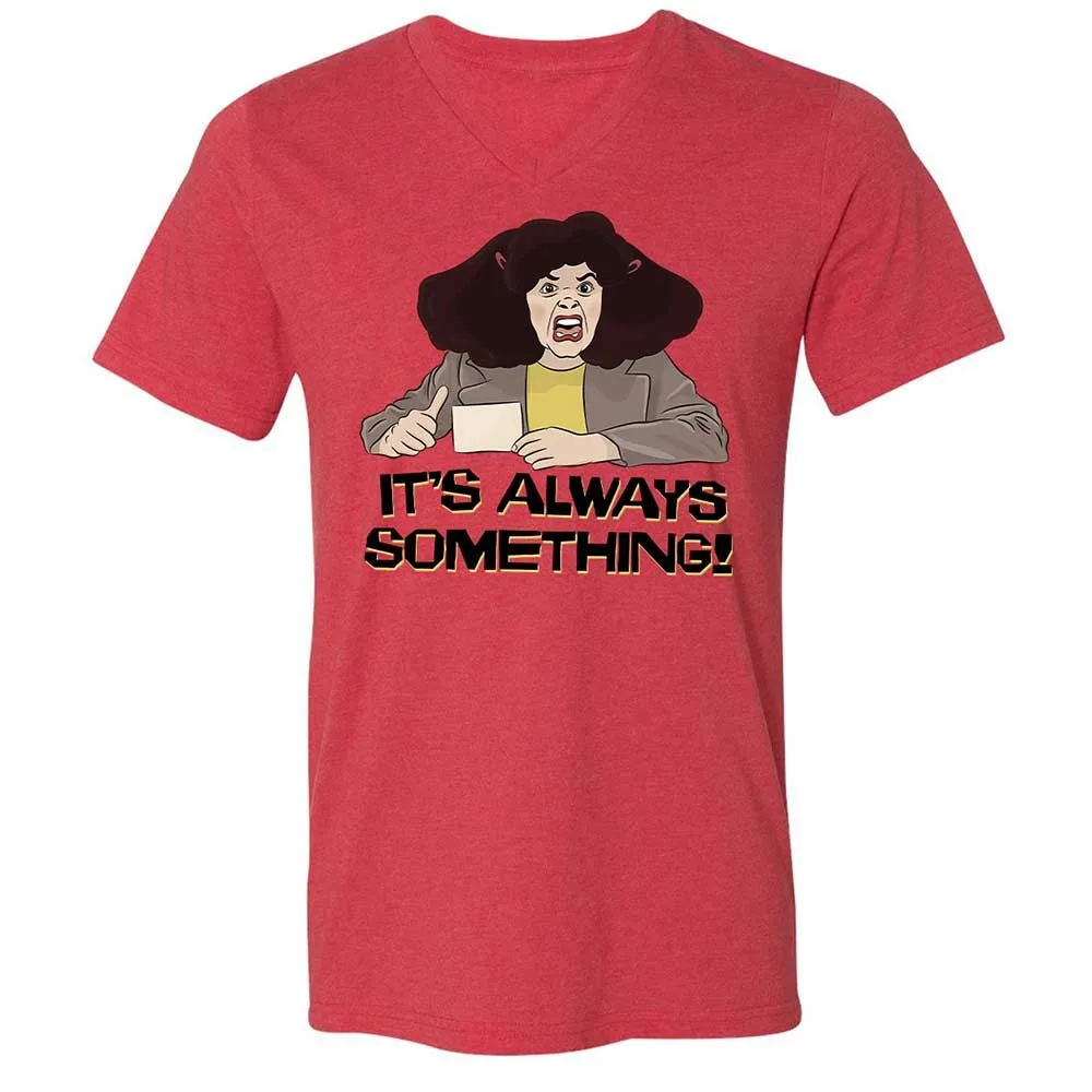 Unisex V-Neck T-Shirt - PC6CZHPD - Heather Red - 6