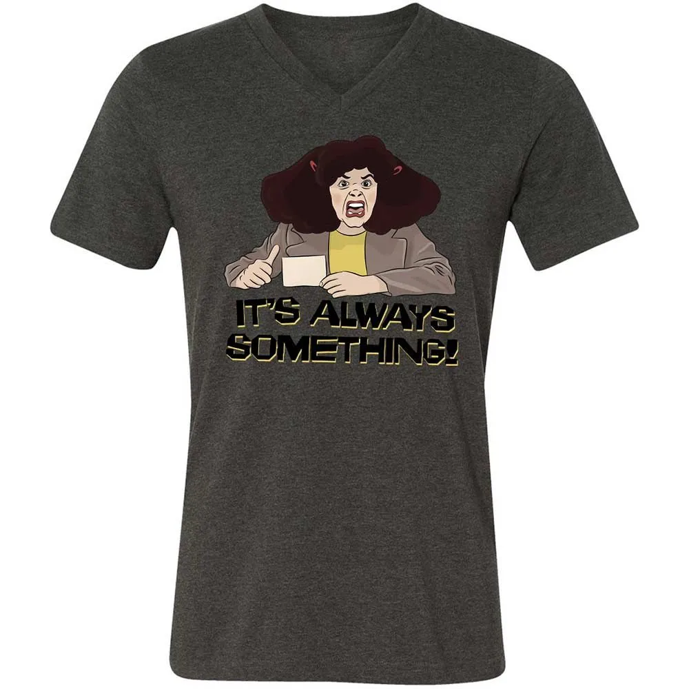 Unisex V-Neck T-Shirt - PC6CZHPD - Dark Grey Heather - 8