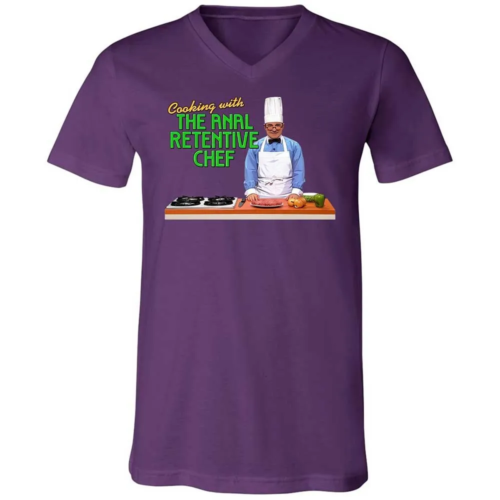 Unisex V-Neck T-Shirt - M6QQ6ZHC - Team Purple - 10