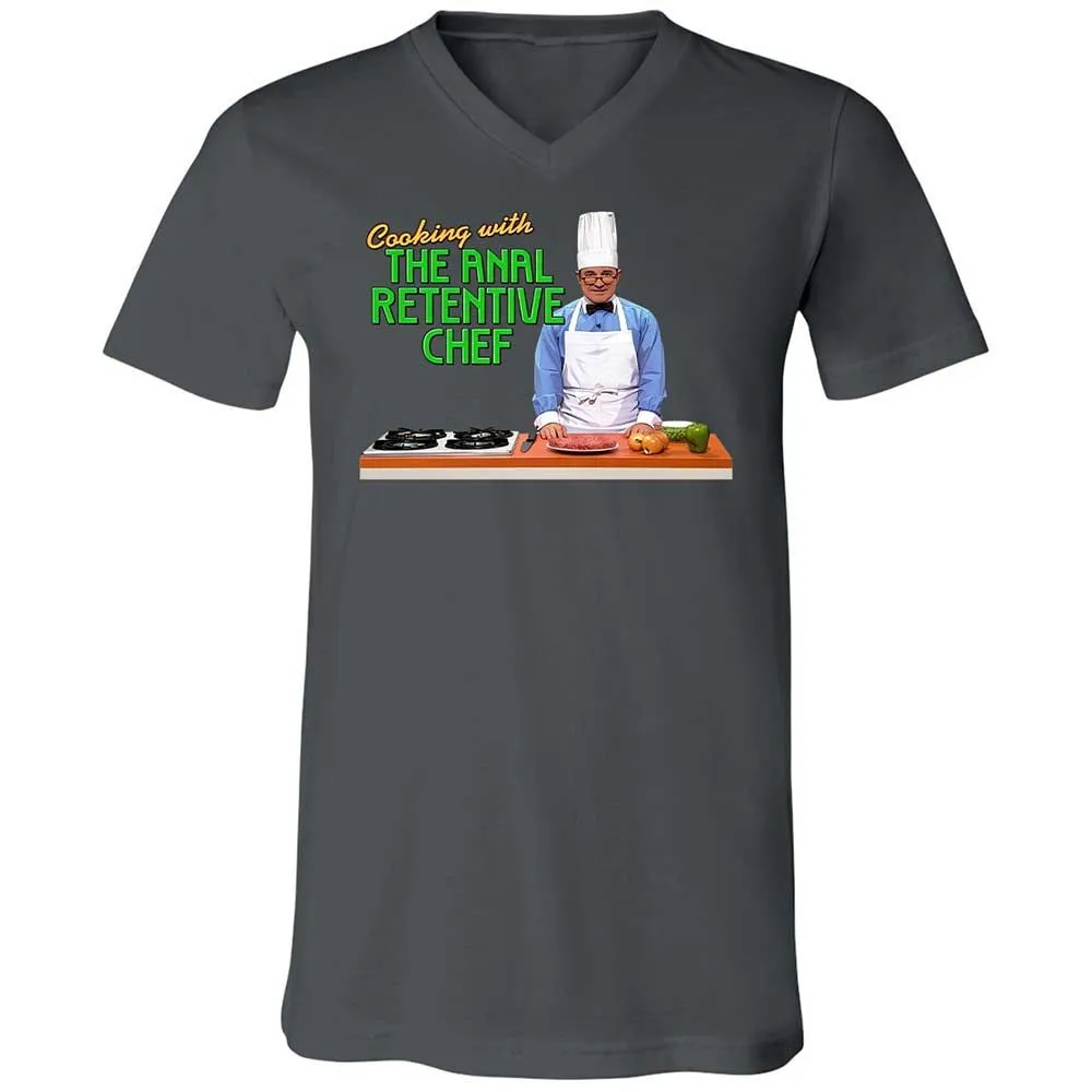 Unisex V-Neck T-Shirt - M6QQ6ZHC - Asphalt - 16