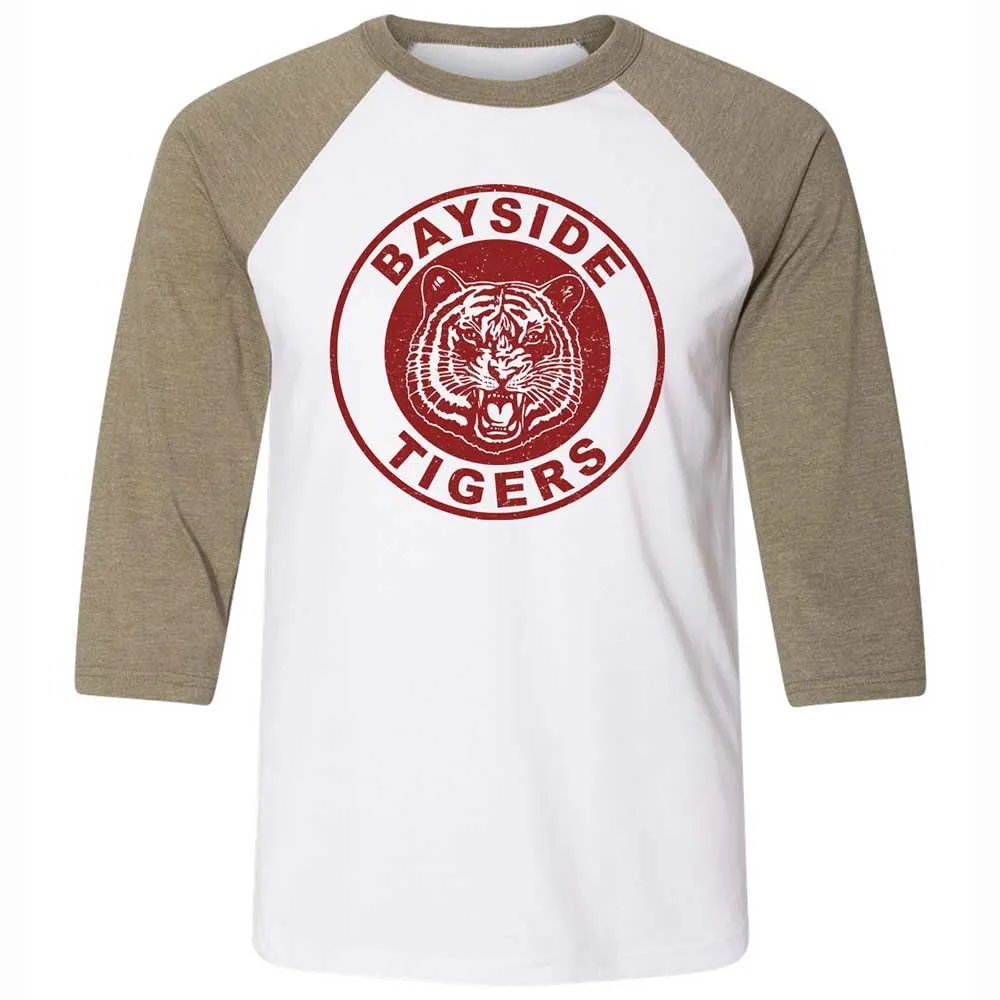 Bayside High School Tigers - White/Heather Olive - 4
