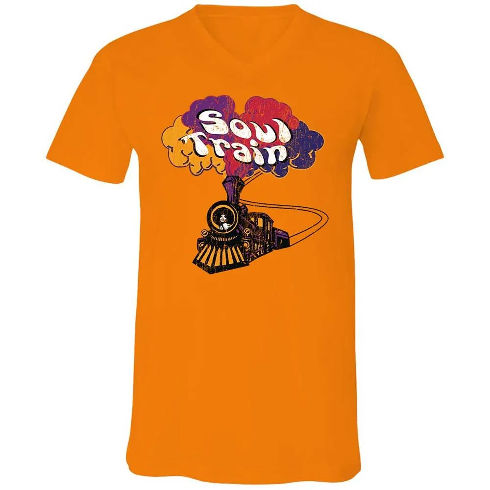 Unisex V-Neck T-Shirt - N4ZZG242 - Orange - 7