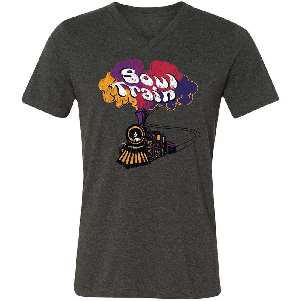 Unisex V-Neck T-Shirt - N4ZZG242 - Dark Grey Heather - 8