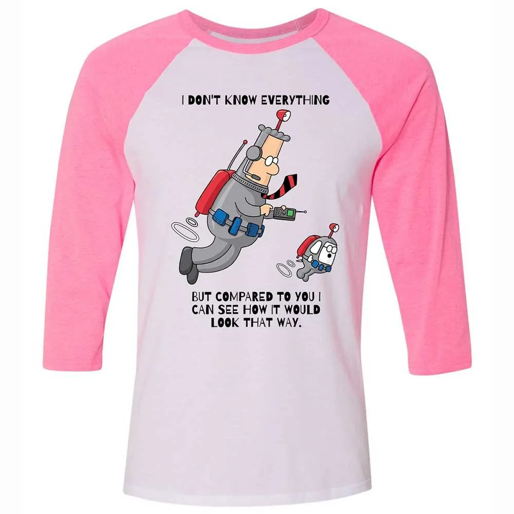 I don't know everything - White/Neon Pink - 12