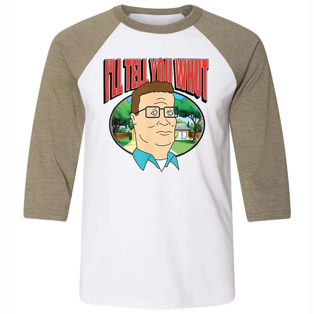 Unisex 3/4 Baseball Tee - 9UAWRSHW - White/Heather Olive - 4