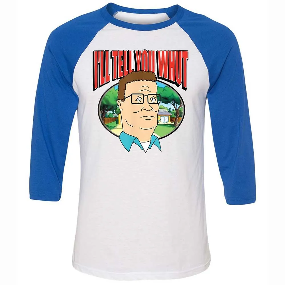 Unisex 3/4 Baseball Tee - 9UAWRSHW - White/True Royal - 10