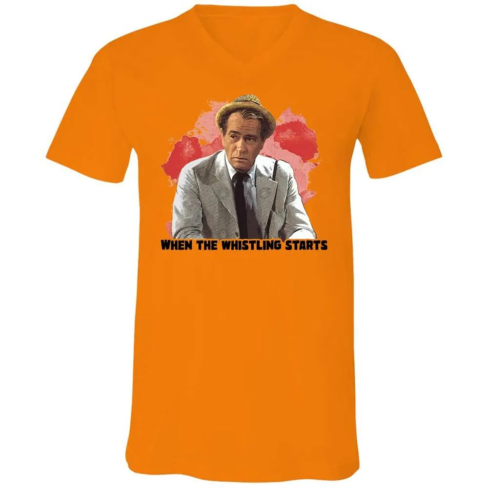 Unisex V-Neck T-Shirt - SKZ93UKW - Orange - 7