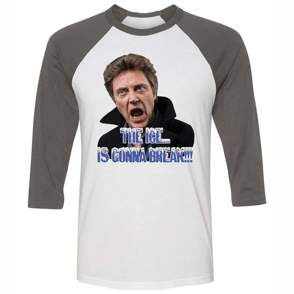 Unisex 3/4 Baseball Tee - 7AYBW49D - White/Asphalt - 2