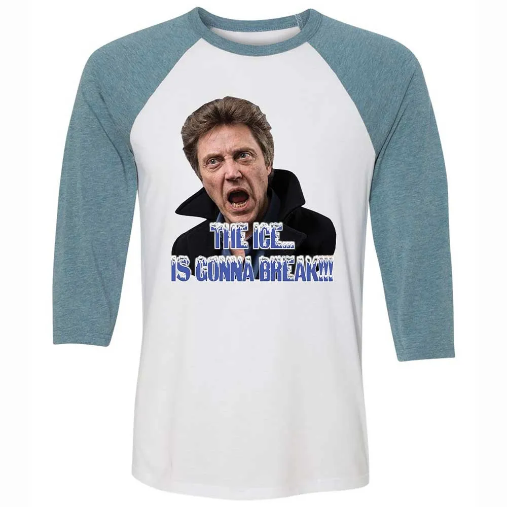 Unisex 3/4 Baseball Tee - 7AYBW49D - White/Denim - 3