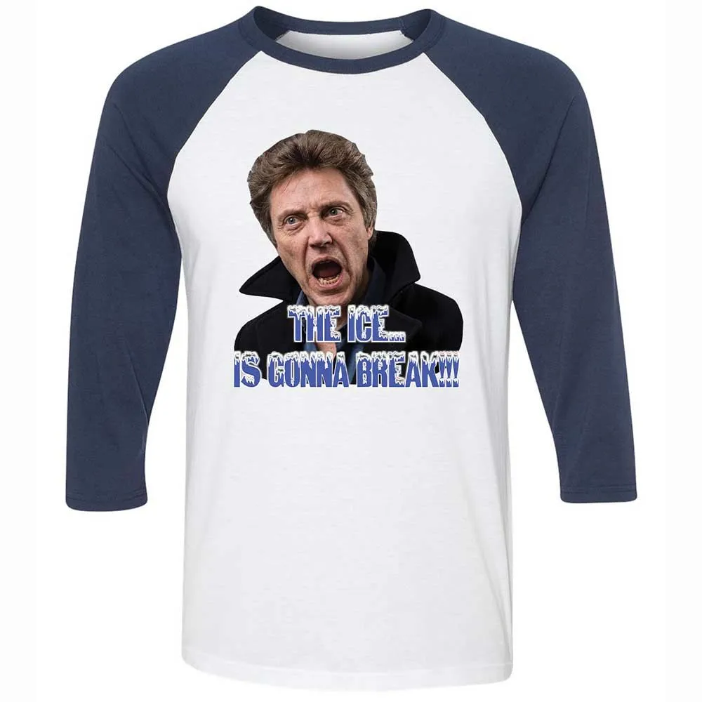 Unisex 3/4 Baseball Tee - 7AYBW49D - White/Navy - 8