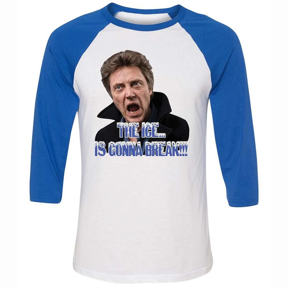 Unisex 3/4 Baseball Tee - 7AYBW49D - White/True Royal - 10