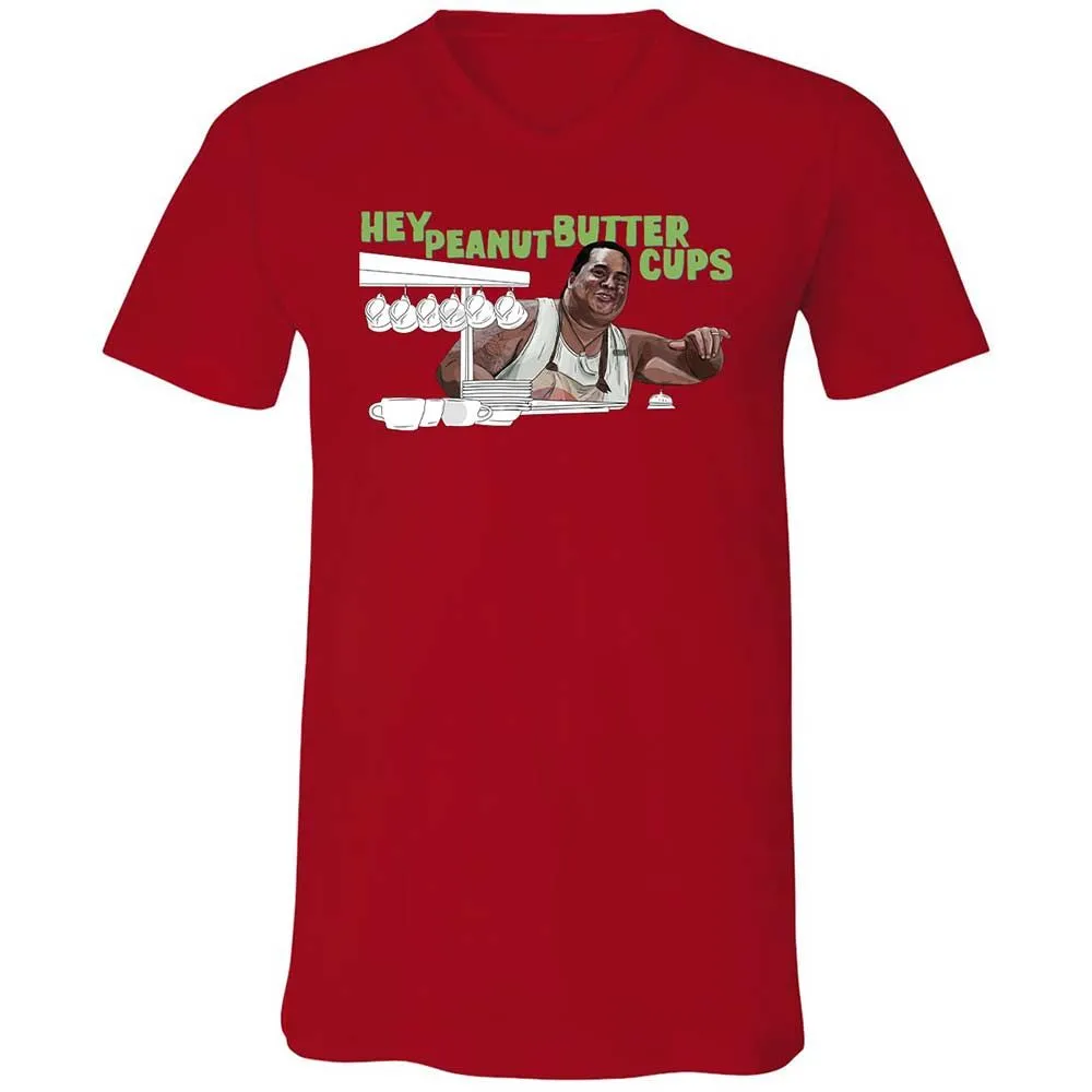 Unisex V-Neck T-Shirt - HWVL5234 - Red - 5