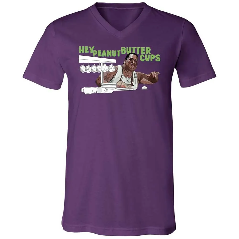 Unisex V-Neck T-Shirt - HWVL5234 - Team Purple - 10