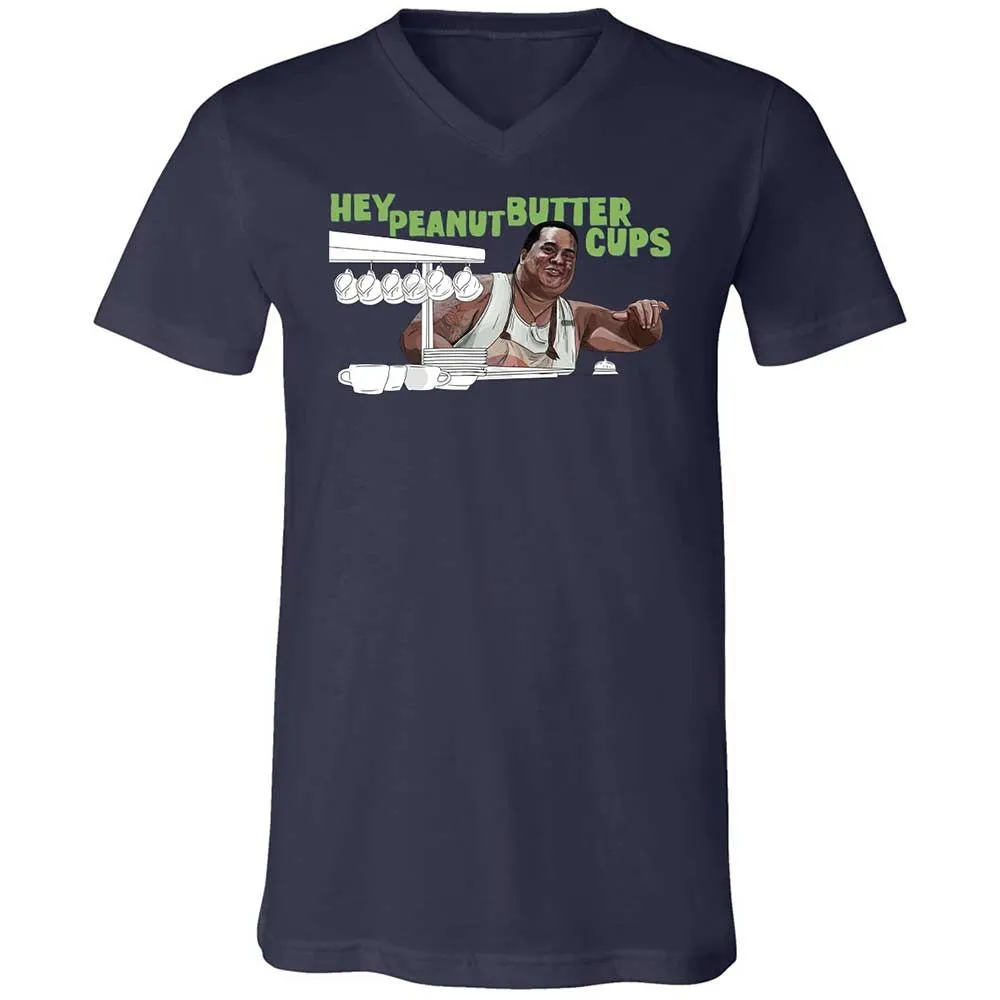 Unisex V-Neck T-Shirt - HWVL5234 - Navy - 12
