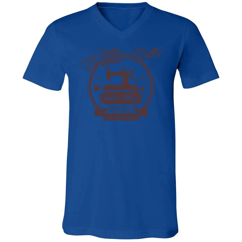 Unisex V-Neck T-Shirt - 7J74FXUU - True Royal - 3