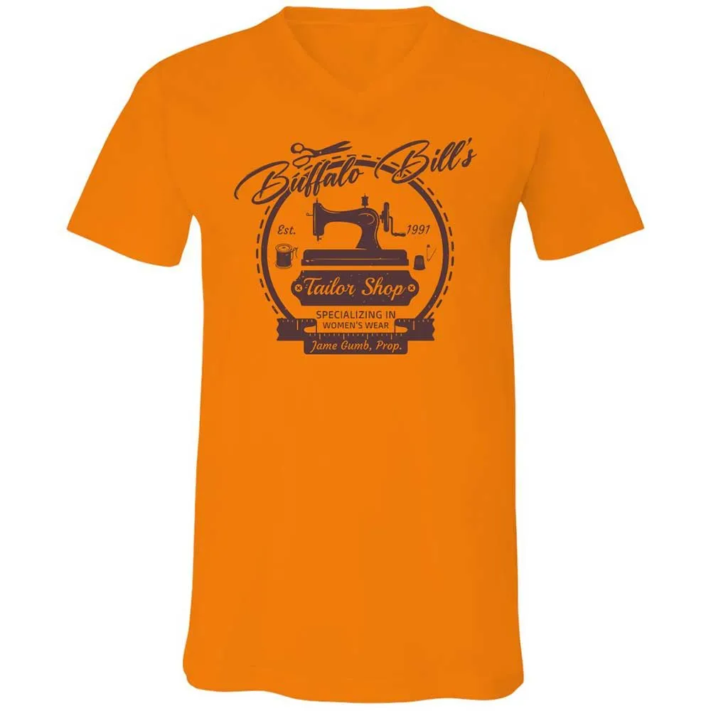 Unisex V-Neck T-Shirt - 7J74FXUU - Orange - 7