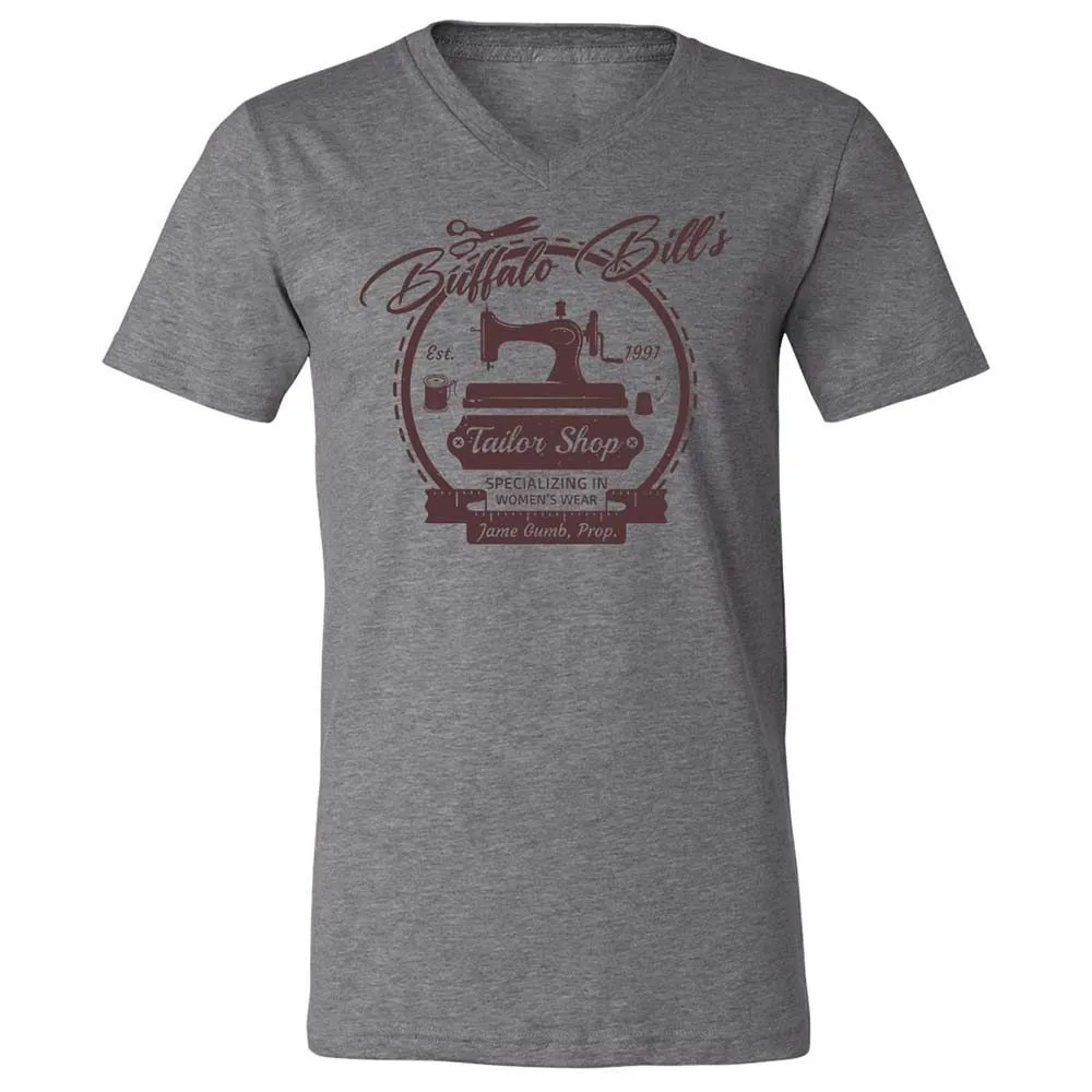 Unisex V-Neck T-Shirt - 7J74FXUU - Deep Heather - 9