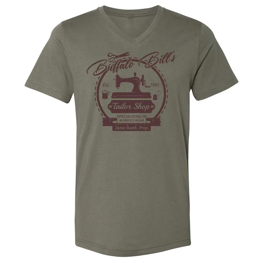 Unisex V-Neck T-Shirt - 7J74FXUU - Military Green - 15